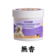 HICCPET 寵物淚痕潔眼紙 100片裝 - 無香（貓狗適用）